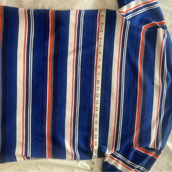 Spring colors striped Ralph Lauren Polo Sport shirt. - Picture 4 of 5